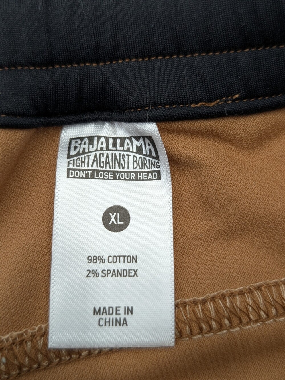 Brand-New Baja Llama Arroyo Sz XL/36 Camel/Brown Stretchy Corduroy Walk Shorts - Picture 11 of 16